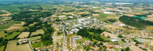 Vue aérienne Le Loroux-Bottereau